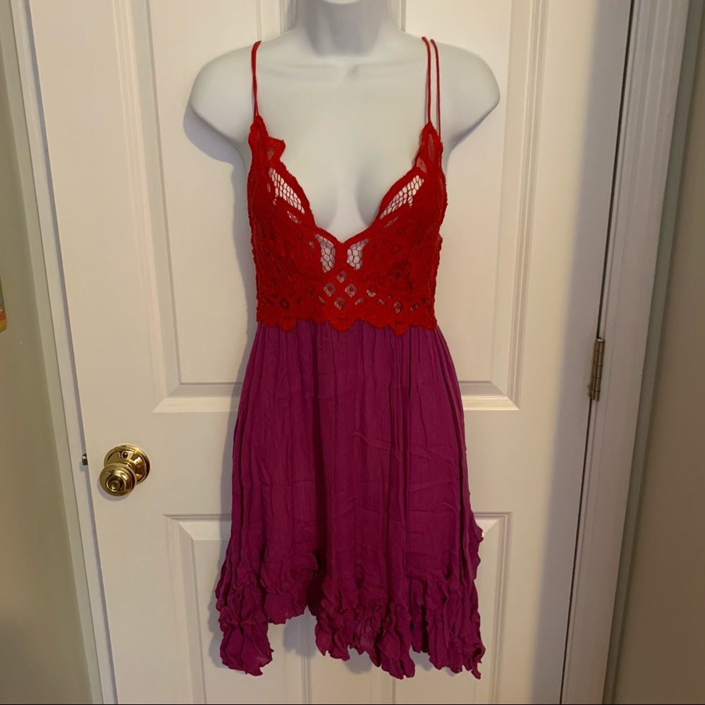 LIKE NEW Free People Adella Mini Dress